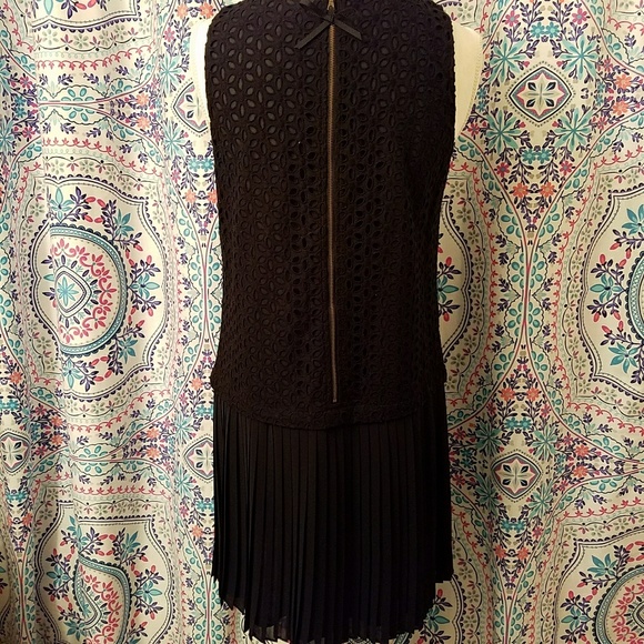 LOFT Eyelet Detail Drop Waist Cocktail Dress - Picture 4 of 7